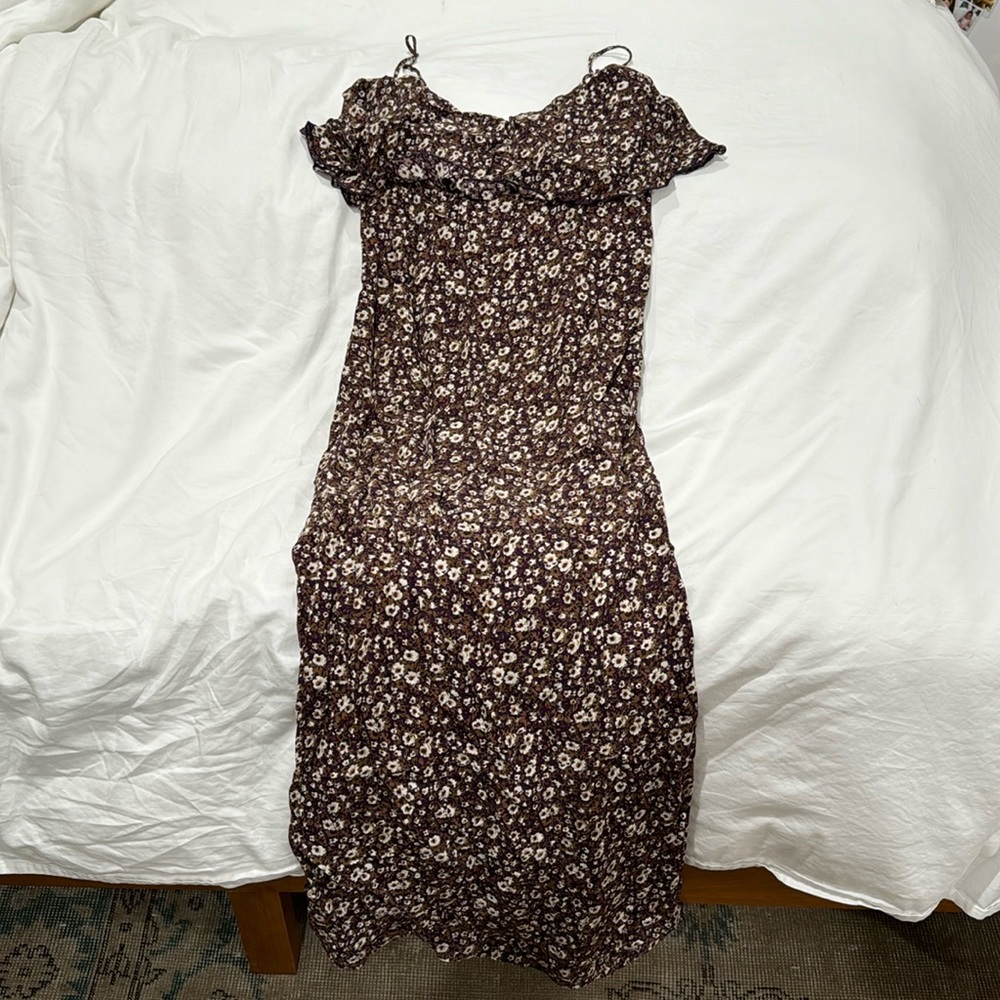 Planet Blue Blu Moon floral maxi dress 1